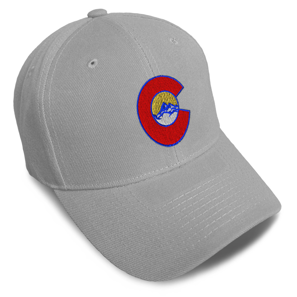Baseball Cap Colorado Flag Style 2 Embroidery Dad Hats for Men & Women 1 Size - Picture 12 of 41