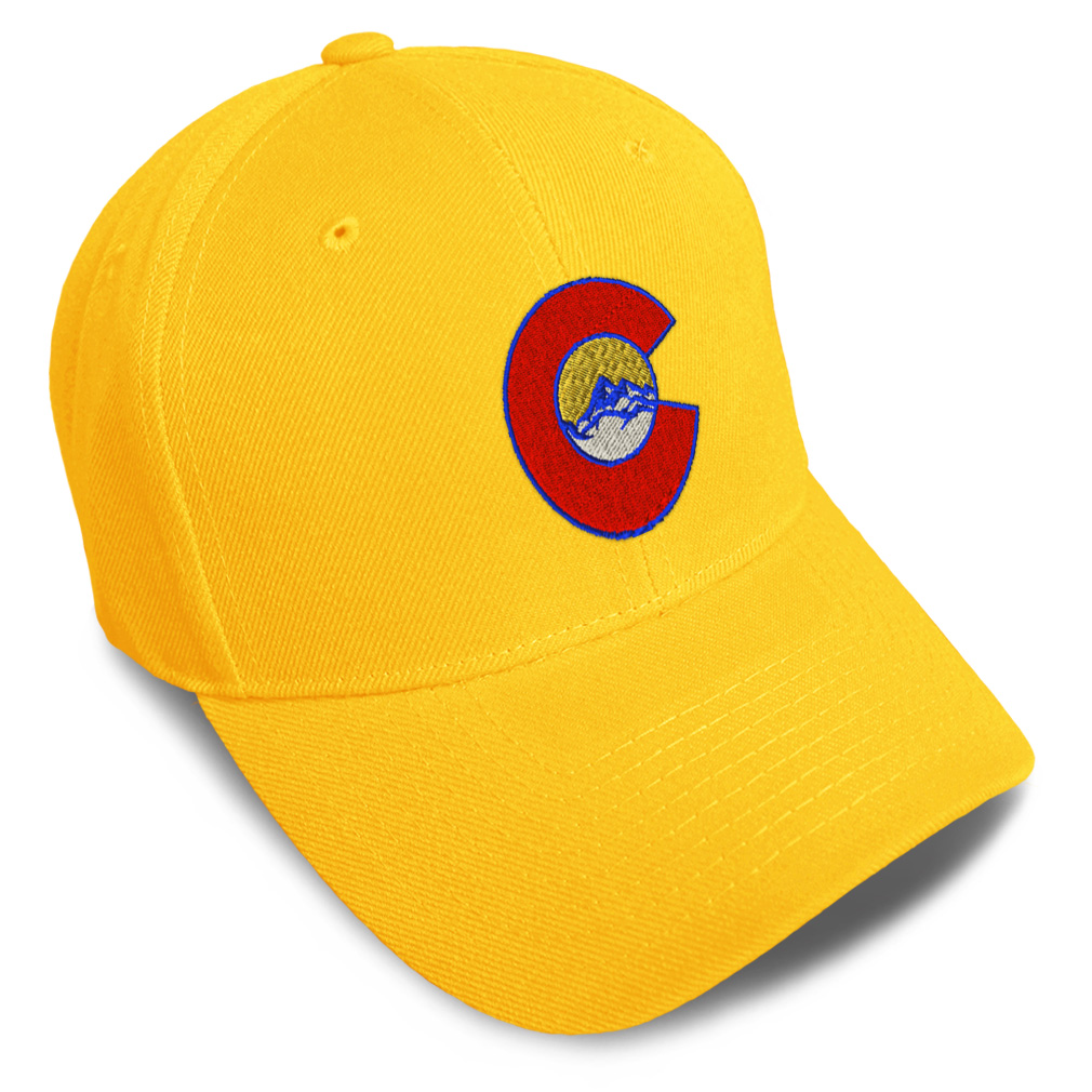 Baseball Cap Colorado Flag Style 2 Embroidery Dad Hats for Men & Women 1 Size - Picture 40 of 41