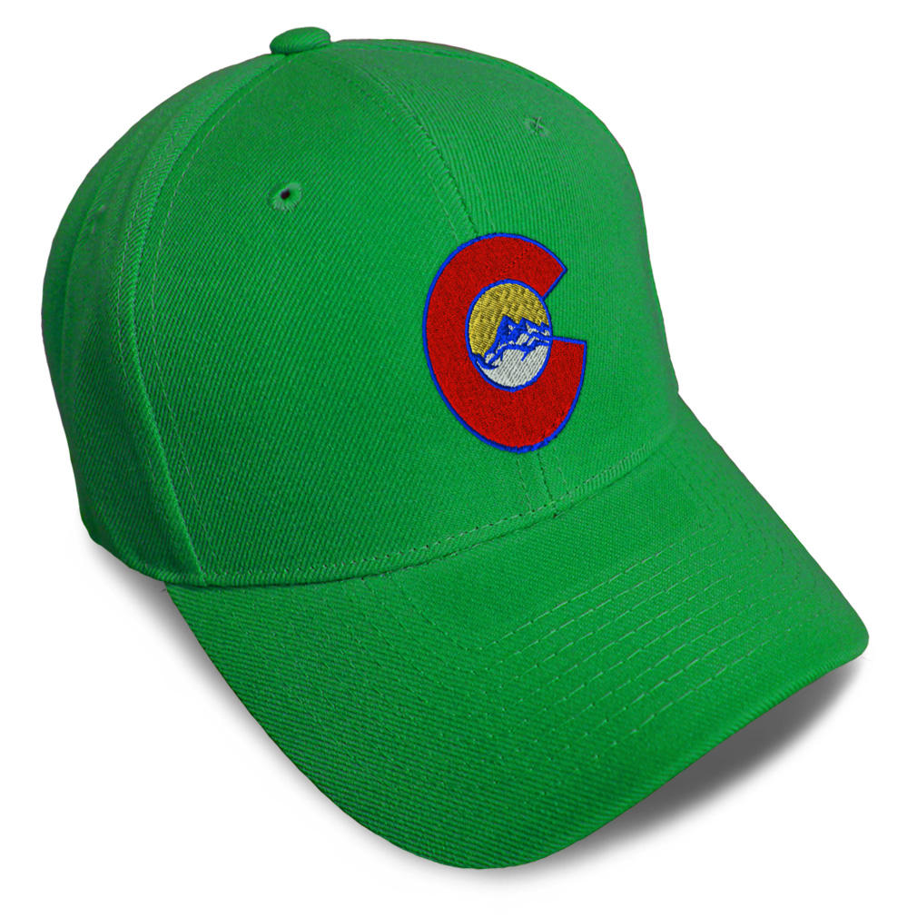 Baseball Cap Colorado Flag Style 2 Embroidery Dad Hats for Men & Women 1 Size - Picture 18 of 41