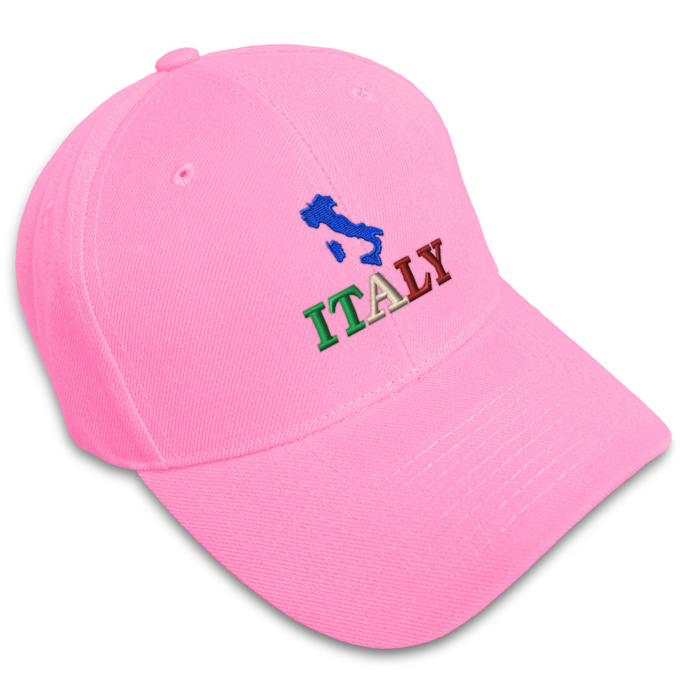 Baseball Cap Italy Flag Italian Map Embroidery Dad Hats for Men & Women