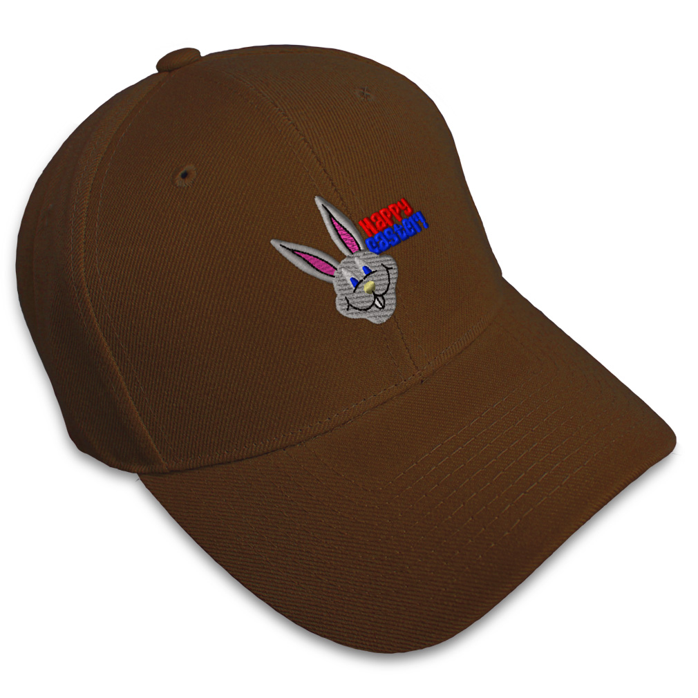 Baseball Cap Easter Bunny Face Embroidery Dad Hats for Men & Women 1 Size - Picture 8 of 41