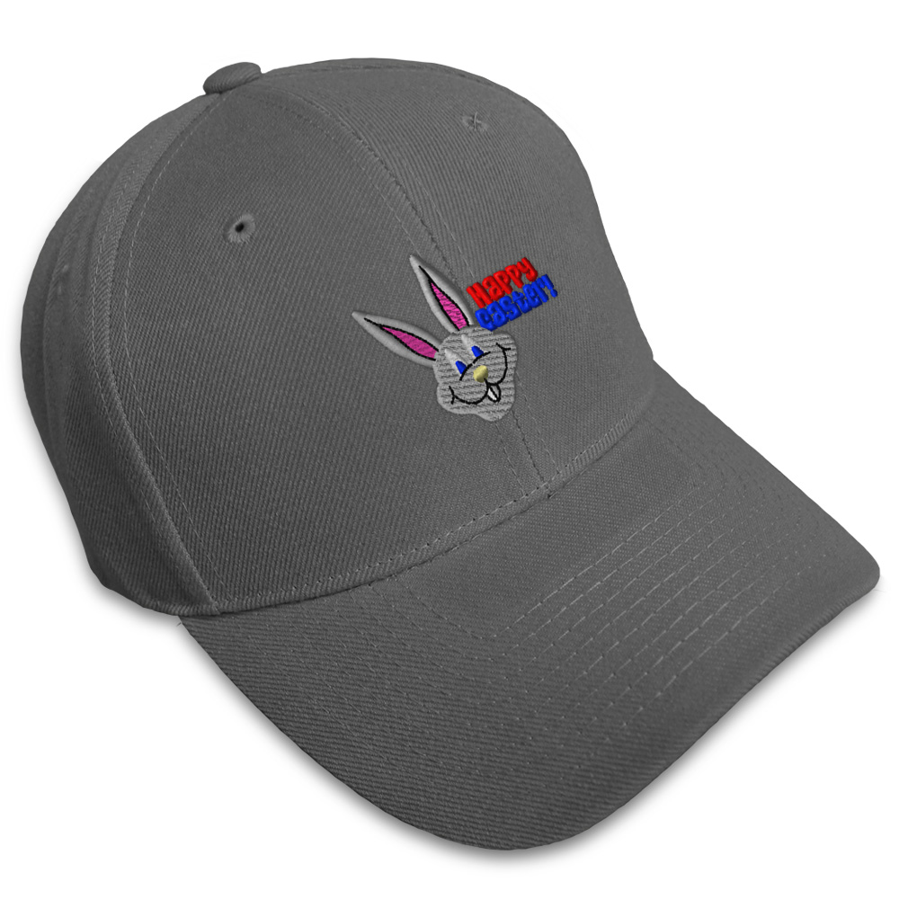 Baseball Cap Easter Bunny Face Embroidery Dad Hats for Men & Women 1 Size - Picture 38 of 41
