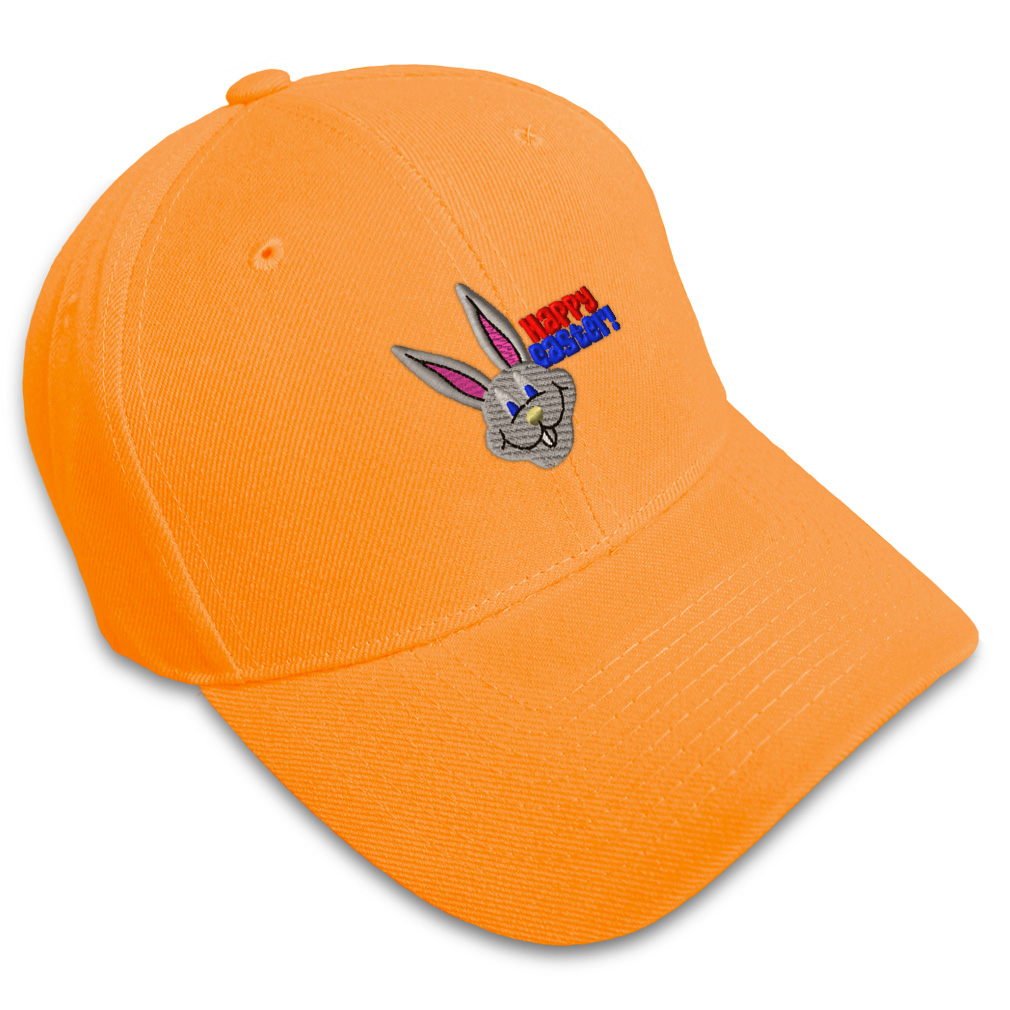 Baseball Cap Easter Bunny Face Embroidery Dad Hats for Men & Women 1 Size - Picture 24 of 41