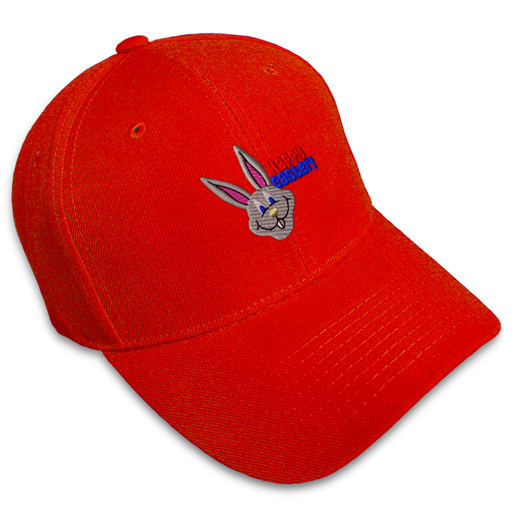 Baseball Cap Easter Bunny Face Embroidery Dad Hats for Men & Women 1 Size - Picture 28 of 41