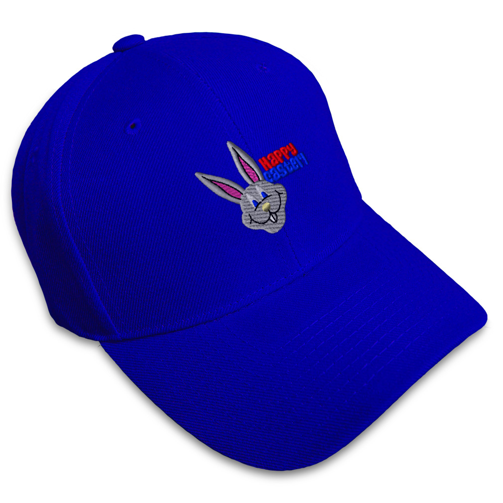 Baseball Cap Easter Bunny Face Embroidery Dad Hats for Men & Women 1 Size - Picture 30 of 41