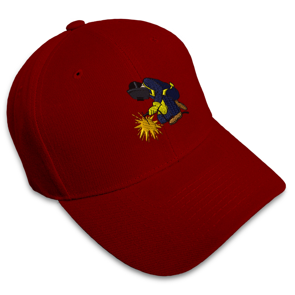 Baseball Cap Welder Occupation A Embroidery Dad Hats for Men & Women 1 Size - Picture 36 of 41