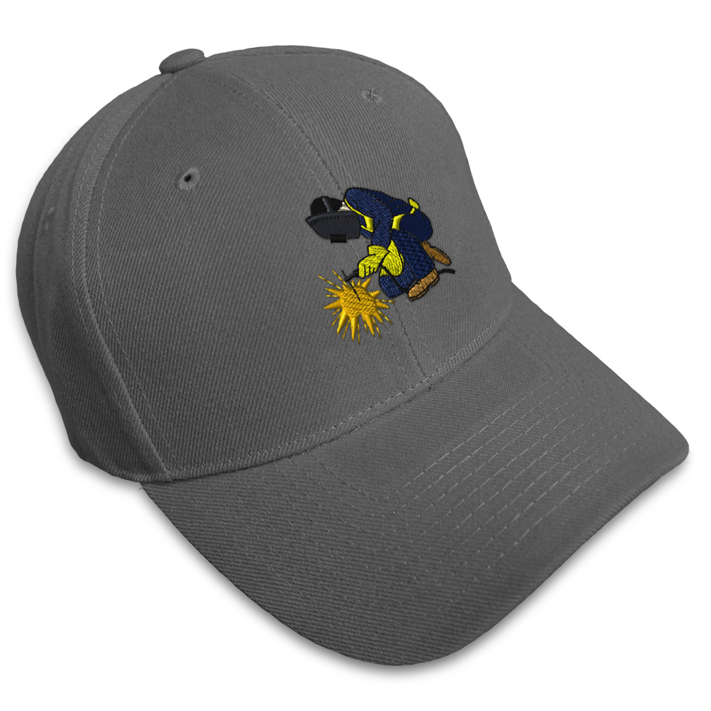 Baseball Cap Welder Occupation A Embroidery Dad Hats for Men & Women 1 Size - Picture 38 of 41