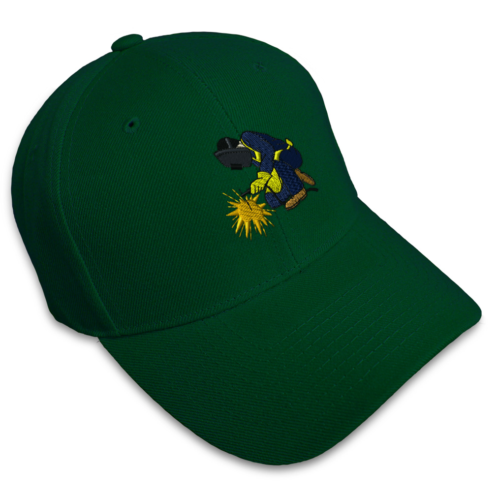 Baseball Cap Welder Occupation A Embroidery Dad Hats for Men & Women 1 Size - Picture 10 of 41