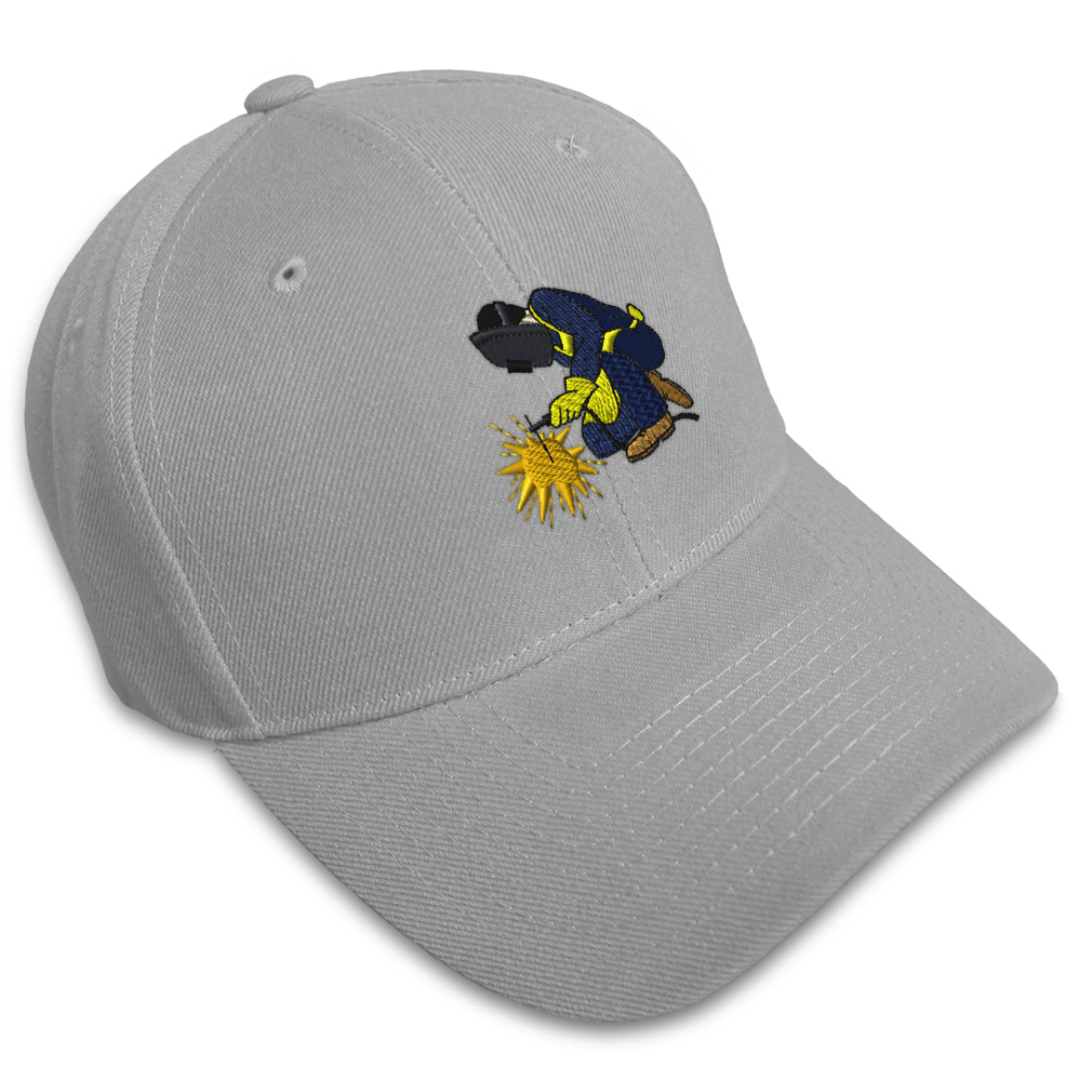 Baseball Cap Welder Occupation A Embroidery Dad Hats for Men & Women 1 Size - Picture 12 of 41