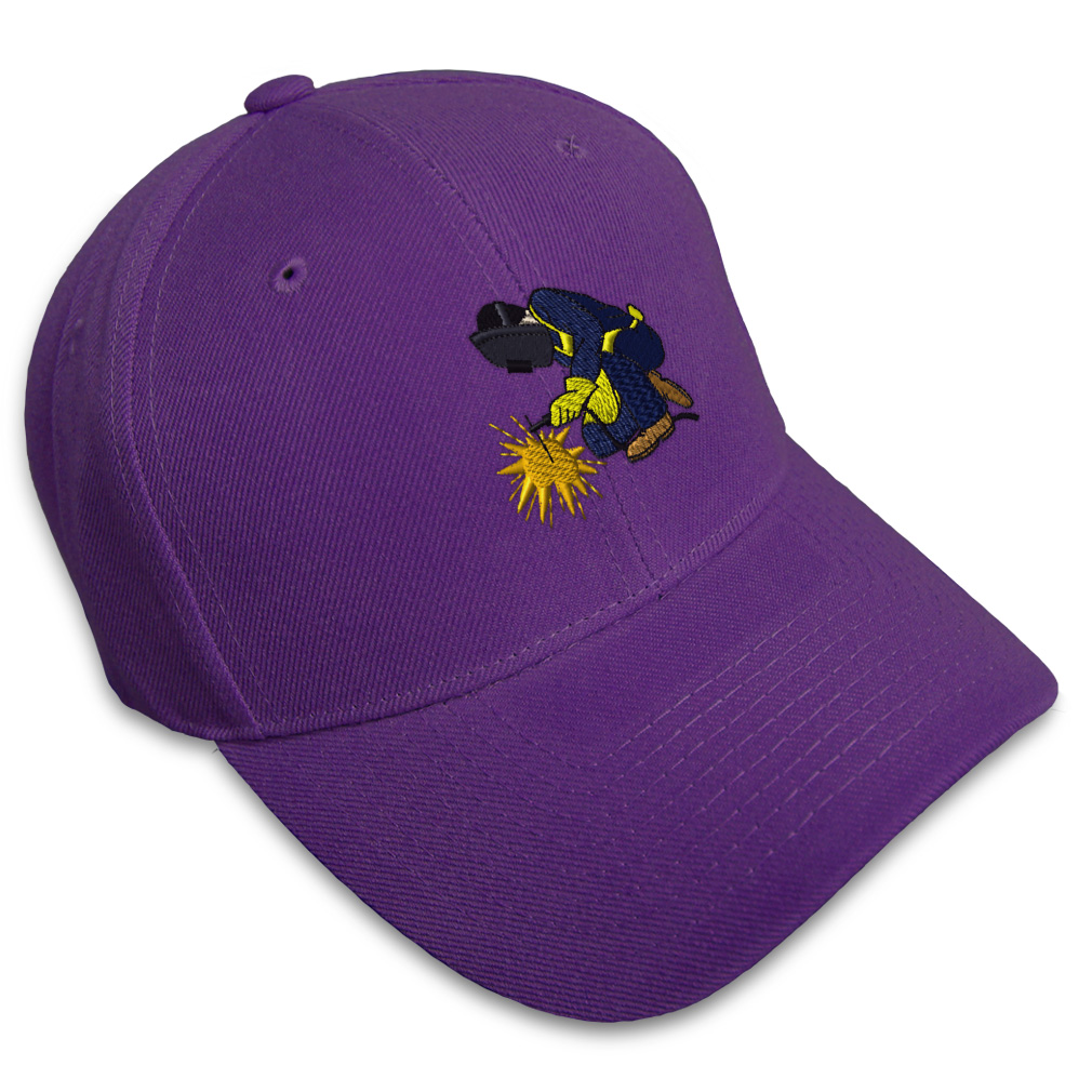 Baseball Cap Welder Occupation A Embroidery Dad Hats for Men & Women 1 Size - Picture 26 of 41
