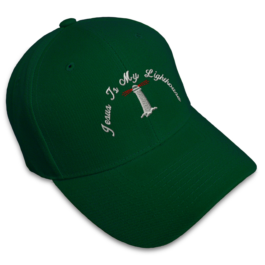 Baseball Cap Jesus My Light House Embroidery Dad Hats for Men & Women 1 Size - Picture 10 of 41