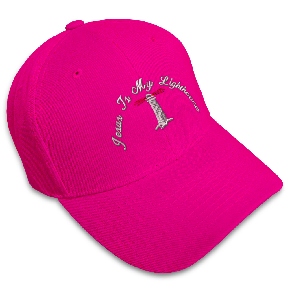 Baseball Cap Jesus My Light House Embroidery Dad Hats for Men & Women 1 Size - Picture 14 of 41