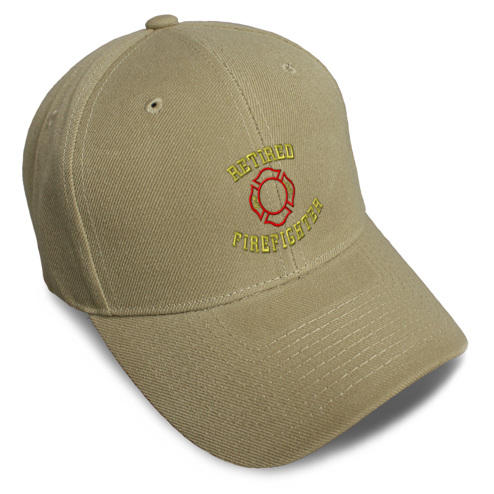 Baseball Cap Retired Firefighter Fireman Embroidery Dad Hats for Men & Women - Picture 16 of 41
