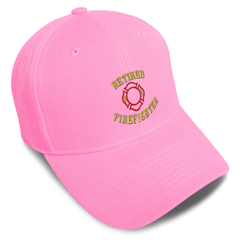 Baseball Cap Retired Firefighter Fireman Embroidery Dad Hats for Men & Women - Picture 32 of 41