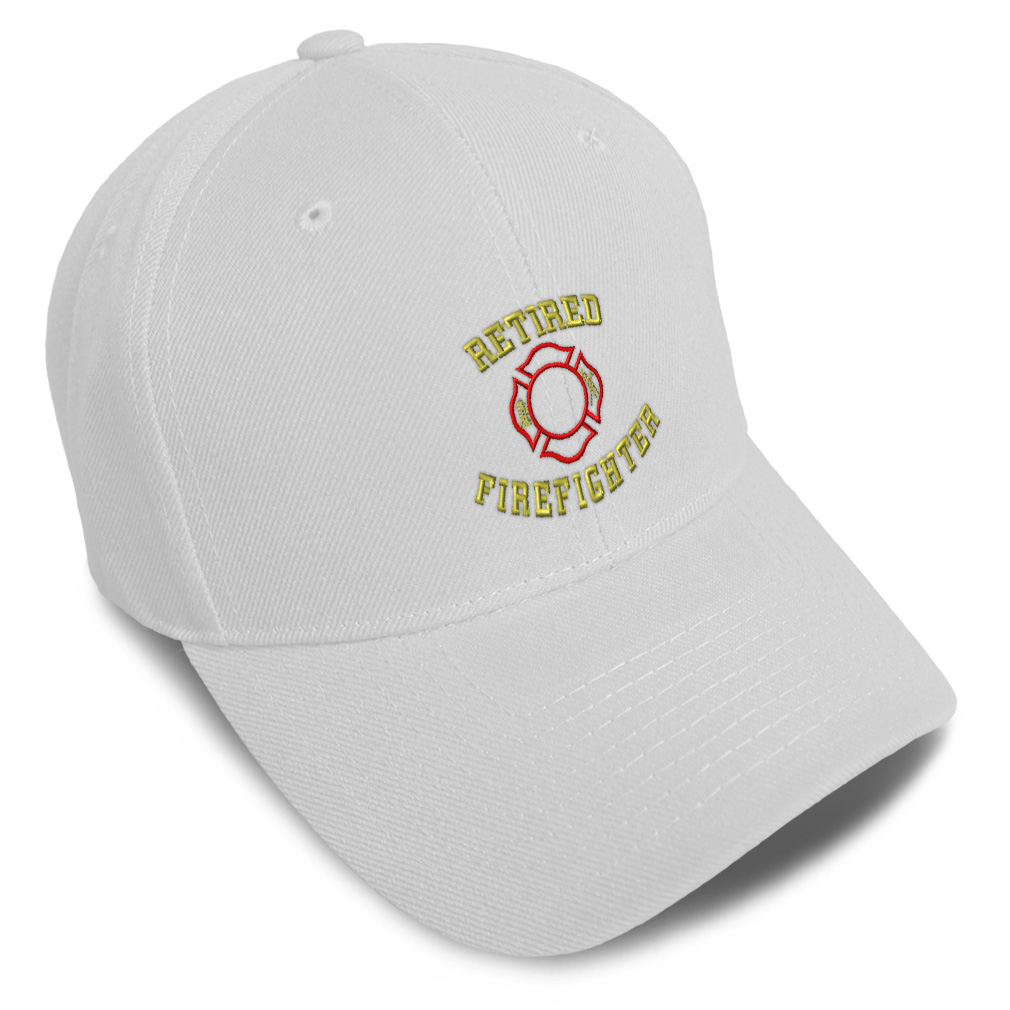 Baseball Cap Retired Firefighter Fireman Embroidery Dad Hats for Men & Women - Picture 34 of 41
