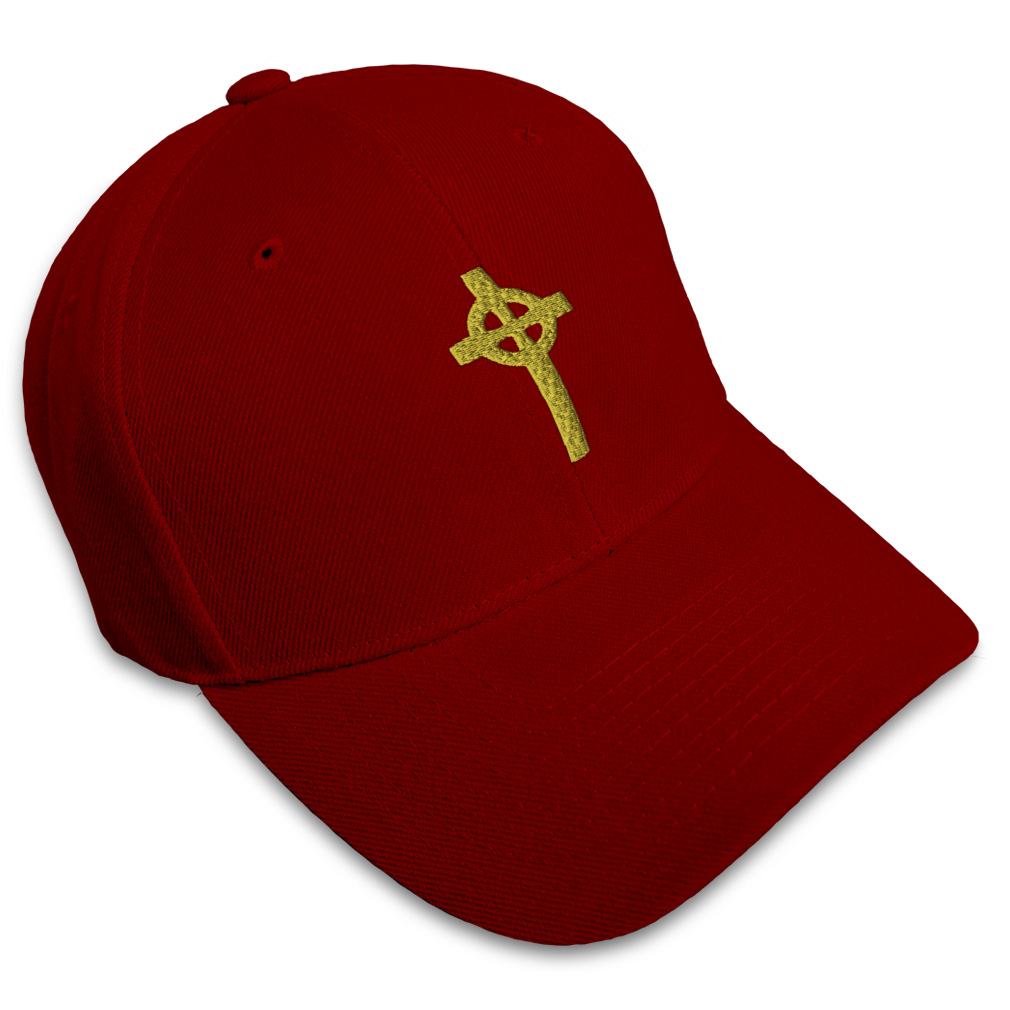 Baseball Cap Celtic Cross A Embroidery Acrylic Dad Hats for Men & Women 1 Size - Picture 36 of 41