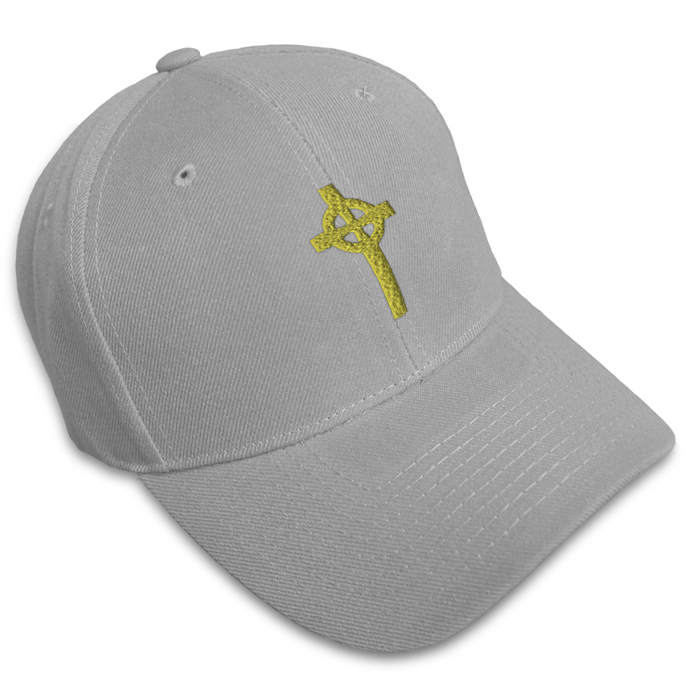 Baseball Cap Celtic Cross A Embroidery Acrylic Dad Hats for Men & Women 1 Size - Picture 12 of 41