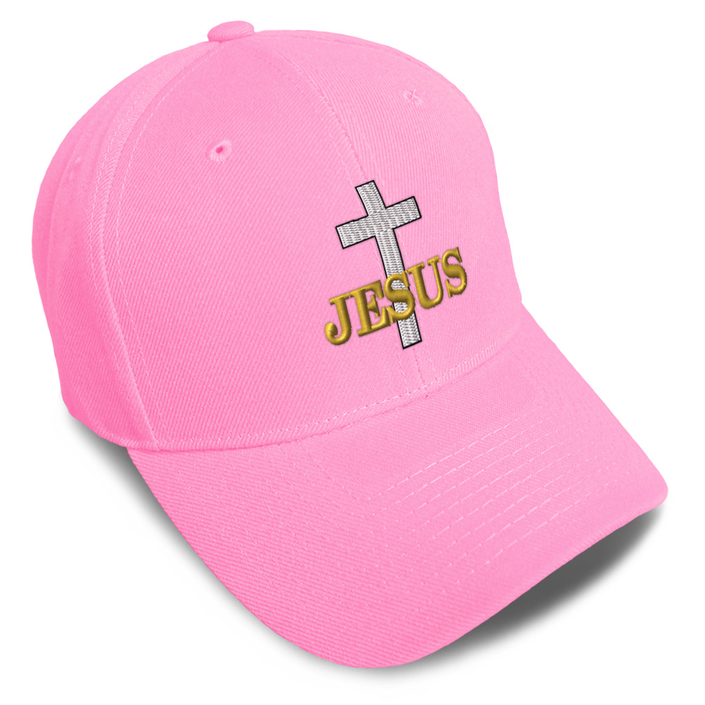 Baseball Cap Christian Cross, Jesus Embroidery Dad Hats for Men & Women 1 Size - Picture 32 of 41