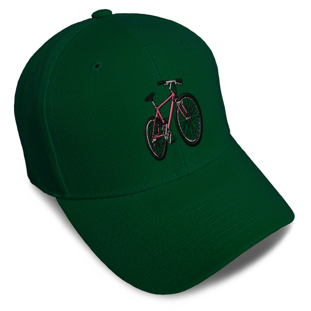 Baseball Cap Mountain Pink Bike Olympics Acrylic Dad Hats for Men
