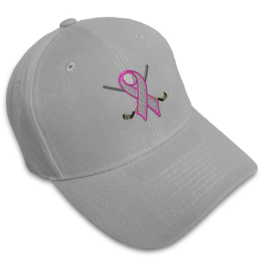 Baseball Cap Sport Golf Cancer Pink Ribbon Embroidery Dad Hats for Men