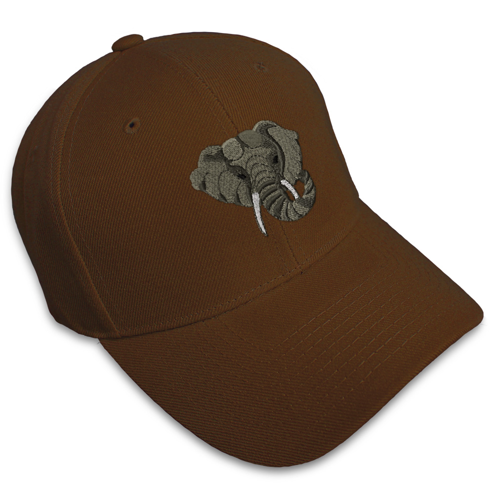Baseball Cap Elephant Head Embroidery Acrylic Dad Hats for Men & Women 1 Size - Picture 8 of 41