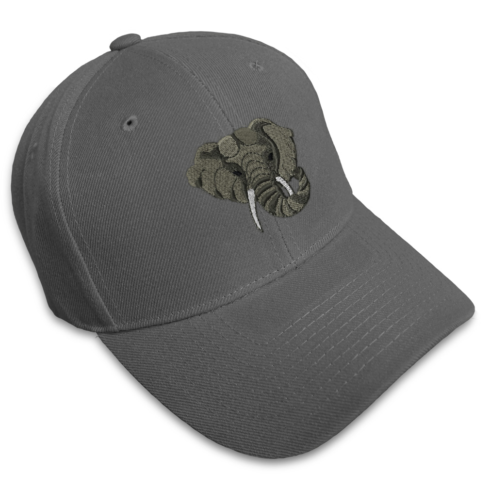 Baseball Cap Elephant Head Embroidery Acrylic Dad Hats for Men & Women 1 Size - Picture 38 of 41
