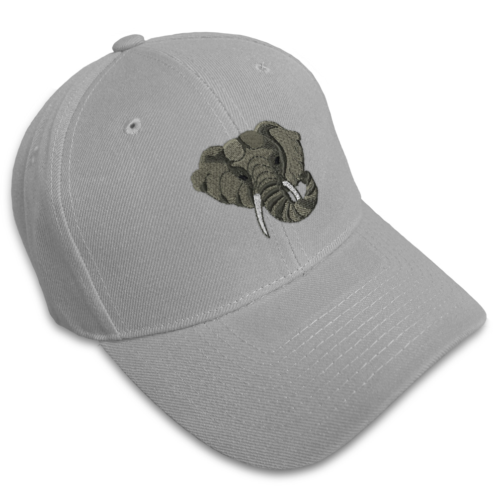 Baseball Cap Elephant Head Embroidery Acrylic Dad Hats for Men & Women 1 Size - Picture 12 of 41