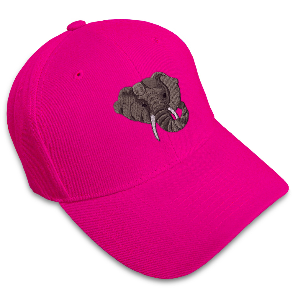 Baseball Cap Elephant Head Embroidery Acrylic Dad Hats for Men & Women 1 Size - Picture 14 of 41