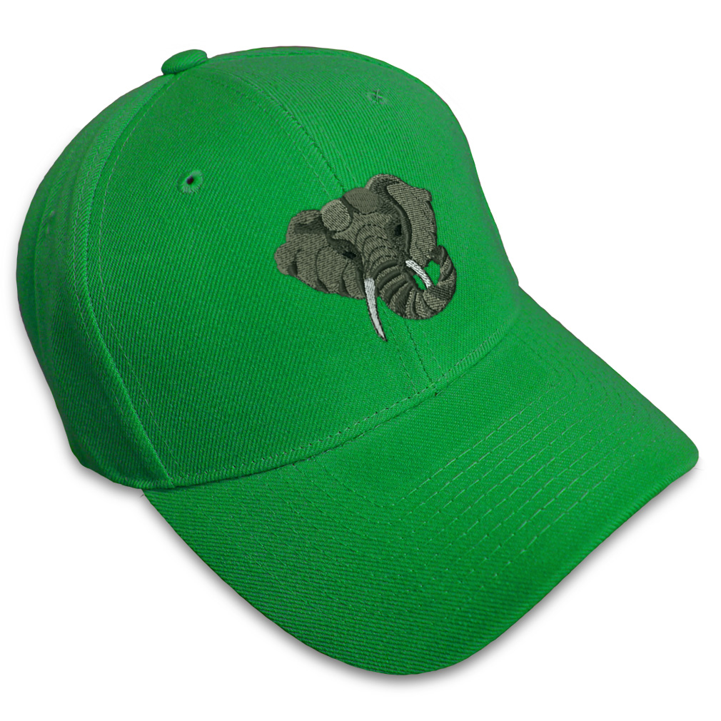 Baseball Cap Elephant Head Embroidery Acrylic Dad Hats for Men & Women 1 Size - Picture 18 of 41