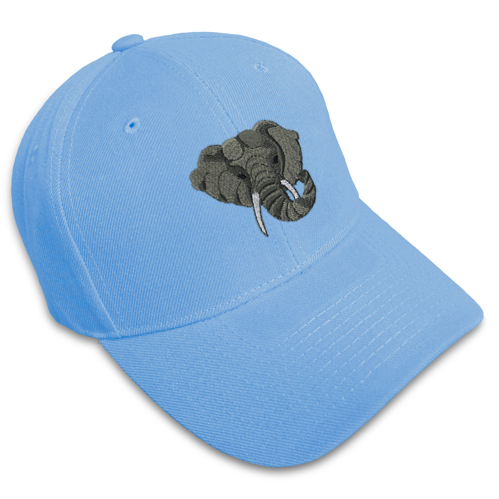 Baseball Cap Elephant Head Embroidery Acrylic Dad Hats for Men & Women 1 Size - Picture 20 of 41