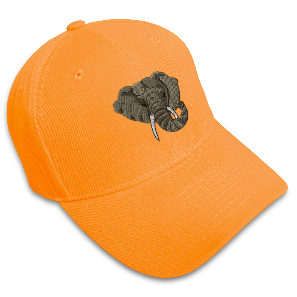 Baseball Cap Elephant Head Embroidery Acrylic Dad Hats for Men & Women 1 Size - Picture 24 of 41