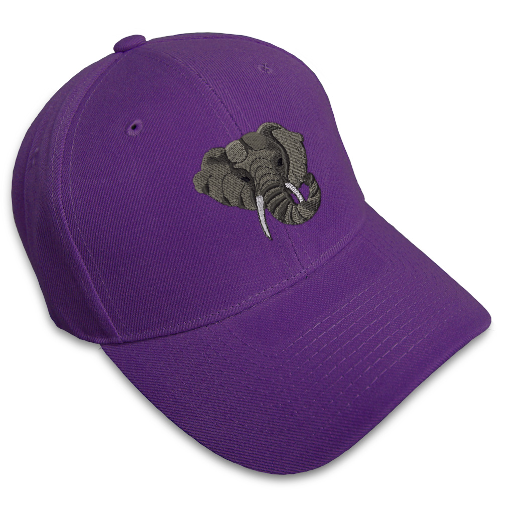 Baseball Cap Elephant Head Embroidery Acrylic Dad Hats for Men & Women 1 Size - Picture 26 of 41