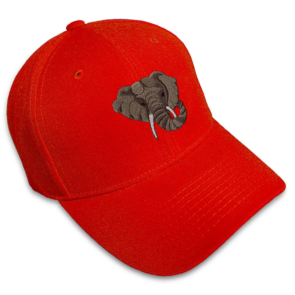 Baseball Cap Elephant Head Embroidery Acrylic Dad Hats for Men & Women 1 Size - Picture 28 of 41