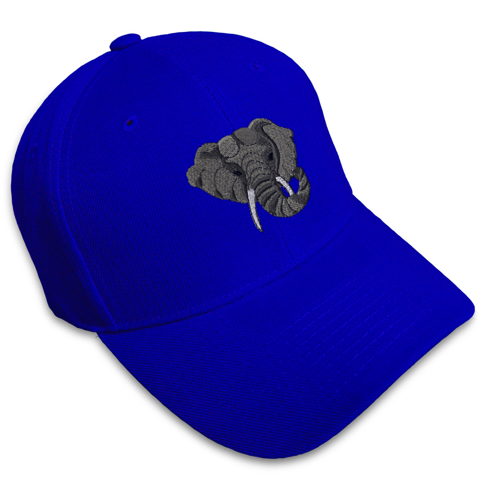 Baseball Cap Elephant Head Embroidery Acrylic Dad Hats for Men & Women 1 Size - Picture 30 of 41