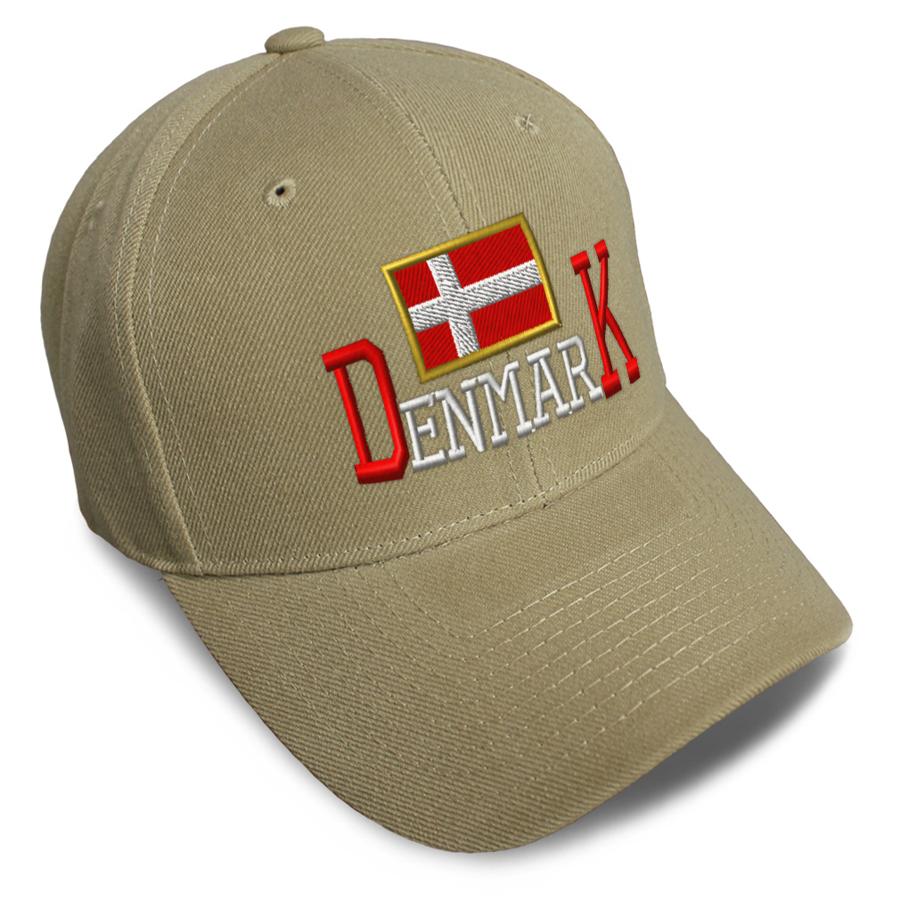 Baseball Cap Denmark Flag Danish A Embroidery Dad Hats for Men & Women ...