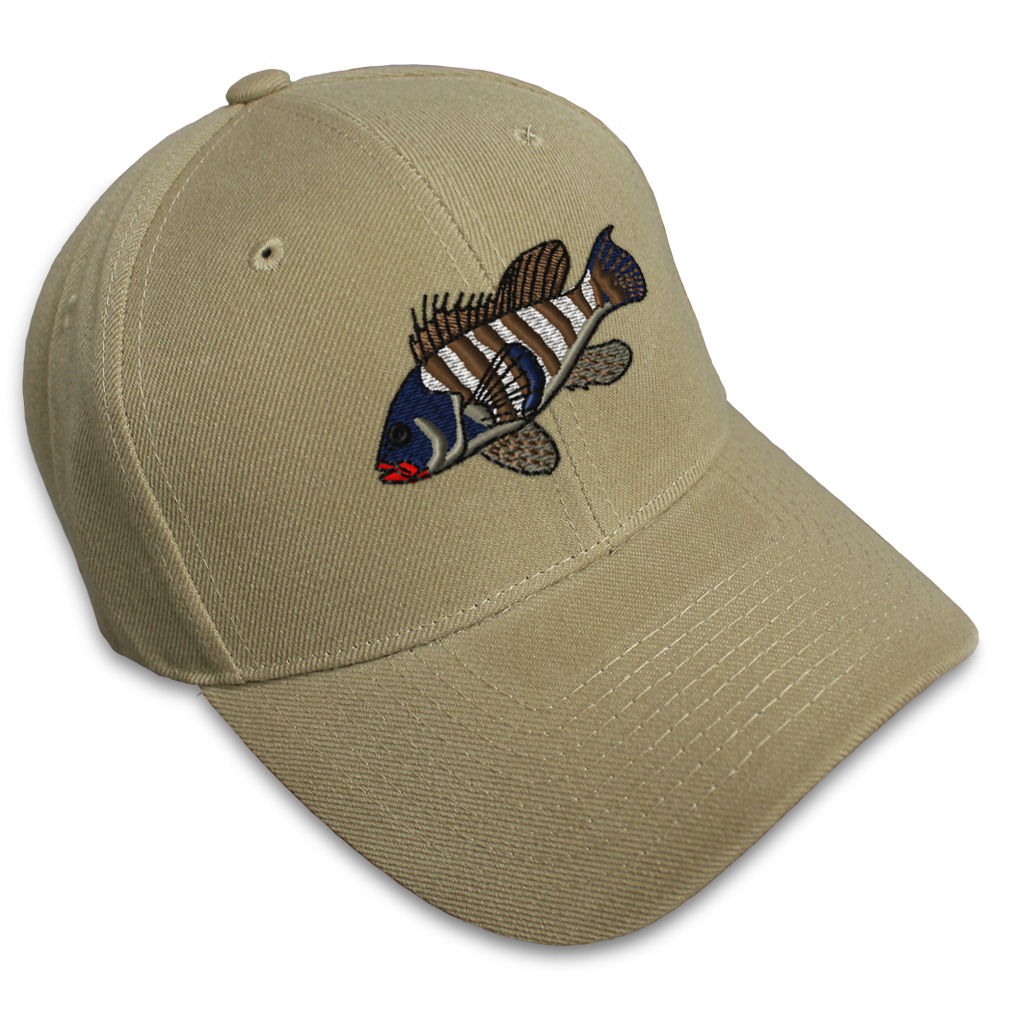 Sebass Cap Baseball Cap Sea Bass Embroidery Dad Hats for Men & Women Strap Closure ...
