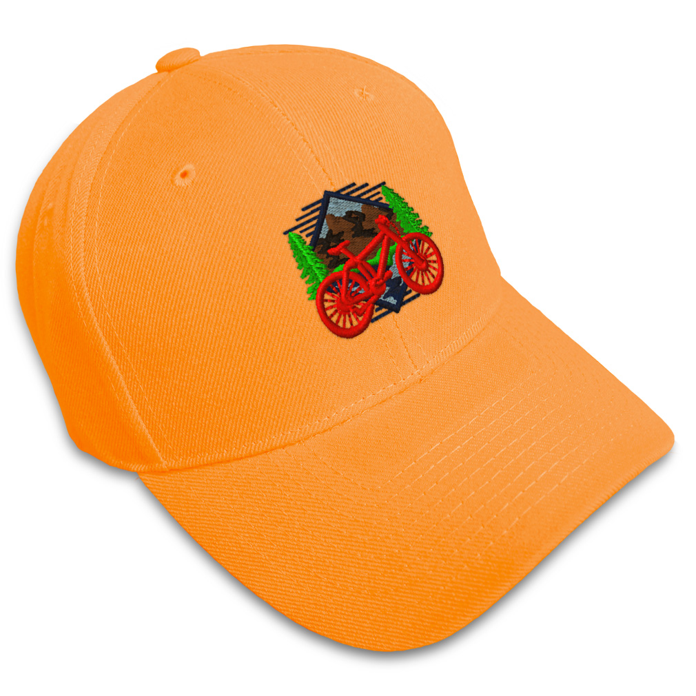 Baseball Cap Mountain Biking Embroidery Acrylic Dad Hats for